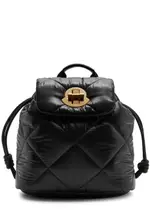Moncler Quilted Shell Backpack - Black ONE SIZE