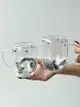 創意設計感雙層耐熱玻璃杯聖誕雪花圖案350ml容量適合通用場景 (8.3折)