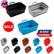 Tray For NINJA Air Fryer Baking Basket Heating Baking Pan Silicone Pot IW