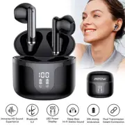 Mpow Bluetooth Earbuds Stereo Bass Headphones Wireless Noise Cancelling Headset