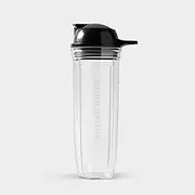 NutriBullet 32 oz Cup with to-Go Lid, Clear/Black