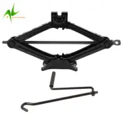 AU Scissor Jack 2T Car Van Wind Up Tyre Lift Chrome Crank Handle Emergency Tool