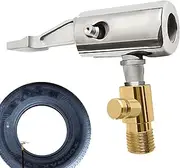 Tire Swelling Nozzle - Air Chuck Adapter, Quick Connection Tip, Valve Stem Connection | Heavy Nozzle with Narrow Seal and Grip Connection fi