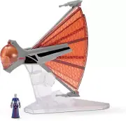 Star Wars Micro Galaxy Squadron Asajj Ventress’s Ginivex Starfighter. Series1.
