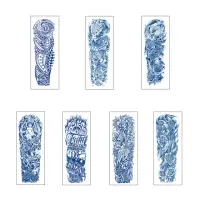 在飛比找momo購物網優惠-【JoyNa】3入-長效持久防水紋身貼紙 果汁草本刺青貼紙(