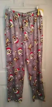 SPONGEBOB CHRISTMAS SLEEP LOUNGE PANTS, SIZE L