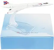 1/400 Scale British F-BVFB Concorde Airplane Model Alloy Aircraft Diecast Plane Model for Collectors