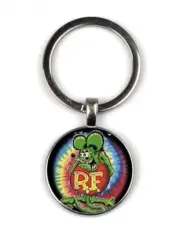 Rat Fink Keyring Custom Hot Rod Key Chain Collectable Car Motorcycle Key Ring