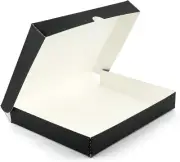 Acid-Free Archival Folio Storage Box with Metal Edges - Clamshell Design