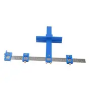 Portable Cabinet Hardware Drill Guide Adjustable Punch Locator for Drawer