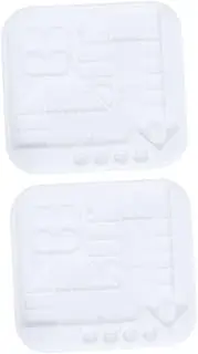 Operitacx 2pcs Aeroplane Chess Puzzle Play Child Silica Gel Checkers Crystal
