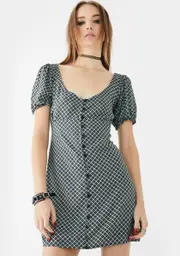 [Motel] Green Montero Mini Dress