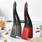2 in 1 Silicone Spatula Clip Silicone BBQ Clip Fish Gripper Food Tongs Pancake