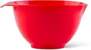 WePrep - Colourful Large Mixing Bowl - Meal Prep, Mixing, Serving, Baking, Salads - Red