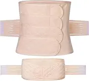 Xvilmaun Women Postnatal Post Band,Adjustable Elastic Postpartum Belly Band Wrap Support Recovery Girdles | Breathable Post Pregnancy Belly Waist Slimming Shaper Wrapper Band for Women