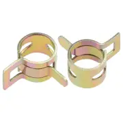 Steel Band Clamp 9mm Hose Tube Spring Clips Clamp Manganese Steel 20Pcs