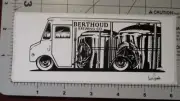 BERTHOUD BREWING Colorado loveland fireside van STICKER decal craft beer brewery
