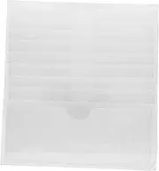 HOUDERCO 10Pcs PVC Adhesive Pockets for Organizing Business Cards Index Cards and Labels for Office Warehouse and Classroom Use and Moisture Resistant