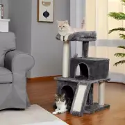 Cat Tree Tower Scratching Post Cat Condo House Bed Toys Furniture 34"
