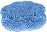 VICASKY Silicone Foot Massage Pad Shower Wall Back Scrubber Non Slip Mat with Cat Paw Design for Convenient Use Bathing Space Saving Foot Scrubber Mat for Relaxation and Comfort