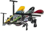 StoreYourBoard Adjustable Ski and Snowboard Ceiling Rack, Overhead Storage Mount, Single Sided