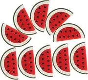 SAFIGLE Micro Landscape Ornaments 10pcs Diy Watermelon Slice Adornments for Diy Phone Case Charm