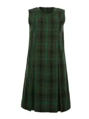 Green/Black Check Winter Tunic
