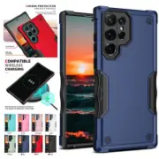 For Samsung Galaxy S22 Ultra S21 Plus A73 A13 Hybrid Armor Shockproof Hard Case