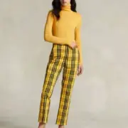 NEW Ralph Lauren Yellow Cashmere Pullover Turtleneck Sweater Sz S NWT $398