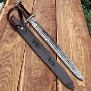 Handmade Damascus Steel Viking Dagger | Gladius Style Decor | Gift for Him , Her