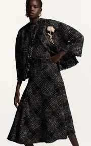 [Erdem] Tweed Midi Dress