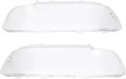 CLZCNQLX Car Headlight Cover Shell Lamp Glass Lens Compatible for BMW E39 Facelift 63128375301 63128375302 1996-2003