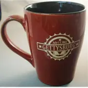 Gettysburg July 1-3 1863 Russet Sherwood Ceramic Coffee Mug Cup