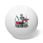 Rock n Roll Ping Pong Balls, Set of 6 - Music Lover Table Tennis Party Supplies,