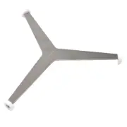 Genuine OEM Sharp FROLPA021WRK0 Microwave Oven Turntable Support Roller - Silver