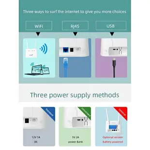 【神音寬頻 Senin】4G LTE SIM卡 內建電池 含電池 雙頻2.4G 2天線 路由器 B315 B311 分享器