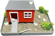 Chicken Zen Garden - Desktop Zen Garden Kit with Chicken Sand Garden Decor and Tree | Decorative Meditation Sand Tray, Fun Sand Garden Decoration for Home and Office Desk