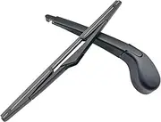 Rear Wiper Arm Blade Set Replacement for Ford Focus 2012-2018 Hatchback SE ST RS, Rear Windshield Wiper Arm Blade Set for Back Windshield Window, OE:CV6Z-17526-C