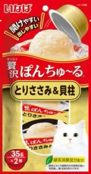 Inaba Pon Churu CHICKEN & SCALLOP Recipe 70g TSC-46