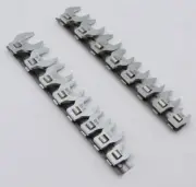 8pc Jumbo Crows Foot Feet Wrench Spanner Set 3/8" Metric 10mm - 19mm