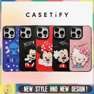 3d 矽膠 Mickey Minne Stitch Hello Kitty 手機殼兼容 iPhone 14 13 12
