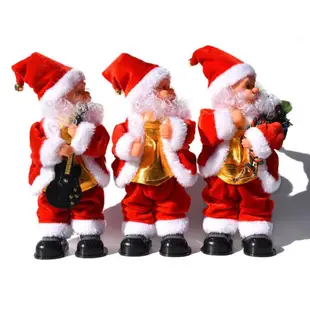 Electric Santa Claus Singing Dancing Doll Ornament Kids Toy