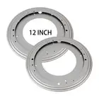 2 Pack 12" Lazy Susan Hardware Turntable Bearings for Rotating Table Book Case