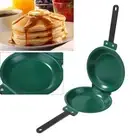AU Non-stick Flip Pan Pancake Cake Maker Frying Pan for Gas Induction Cooker