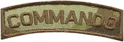[LEGEEON] Multicam Commando Shoulder Tab Army Military Tactical Morale Touch Fastener Patch