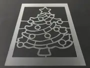 Christmas Tree #5 Stencil 10mm or 7mm Thick, X-mas, Santa, Snow Flake, Holiday