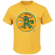MLB Baseball Oakland Athletics A's League Supreme Cooperstown T-Shirt Majestic
