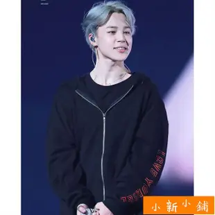 小新小鋪-bts 防彈少年團 外套 衛衣 BTS防彈少年團LOVE YOURSELF演唱會周邊同款衛衣拉鏈外套