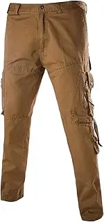 [Maiyifu-GJ] Men's Hiking Military Pants Lightweight Relaxed Fit Multi Pocket Pants Cotton Combat Outdoor Tactical Trousers