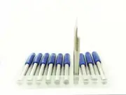 Solid Carbide 1/8 3.175/4/6mm Metal Engraving Bit 0.1mm/0.2mm CNC Router